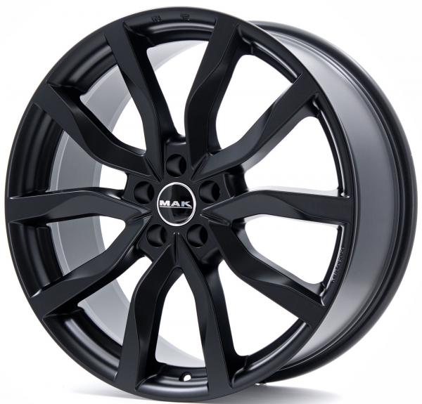 MAK KOLN MATT BLACK 21X9.5 5-112 ET31 CB66.5 BALL