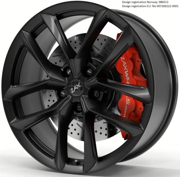 ZAX YNX SATIN BLACK 21x10 5-114.3 ET48 CB64.1 ROTARY FORGED
