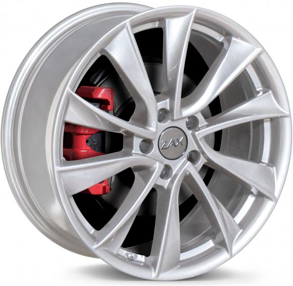 ZAX V5 TITANIUM SILVER 22x9 5-112 ET36 CB66.5 ROTARY FORGED