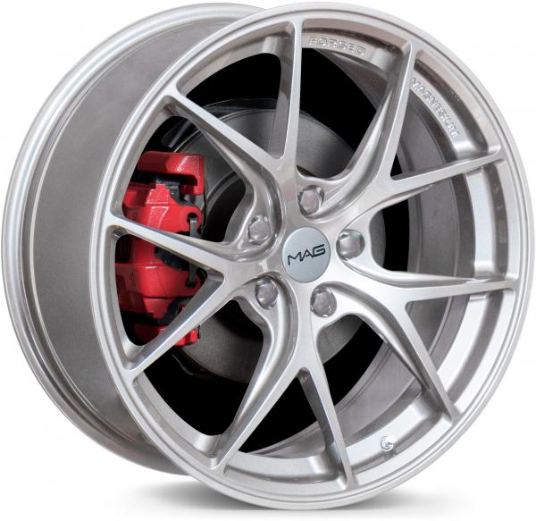 ZAX 52FA TITANIUM SILVER FORGED AL 23x10.5 5-130 ET28 CB71.6