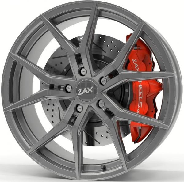 ZAX EV631 GLOSS GUNMETAL 20x8.5 5-108 ET46 CB63.4 - LIGHT WEIGHT