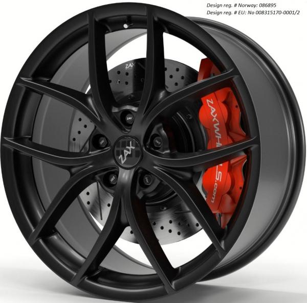 ZAX GFORCE SATIN BLACK 21x10 5-114.3 ET48 CB64.1 - ROTARY FORGED