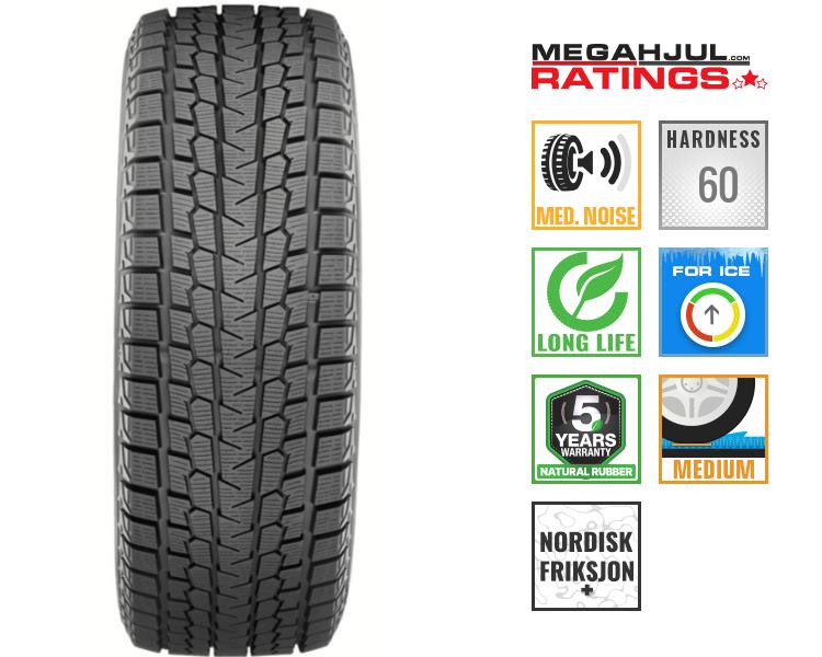 YOKOHAMA ICEGUARD G075 315/70 R17 121Q 15mm