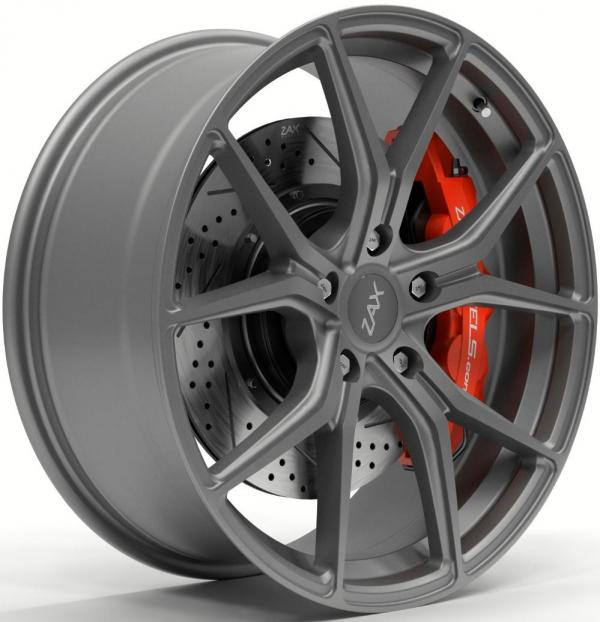 ZAX EV531 GLOSS GUNMETAL ROTARY FORGED 20x8.5 5-112 ET33 CB66.5