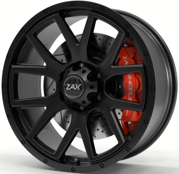 ZAX H161 SATIN BLACK ROTARY FORGED 22x9.5 6-135 ET38 CB87.1