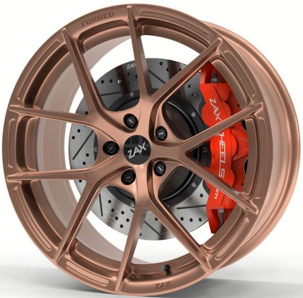 ZAX XFORCE BRONZE FORGED 6061-T6 ALUMINIUM 20x10 5-112 ET66 CB66.5