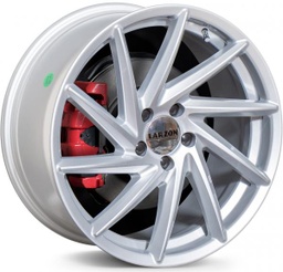 [F185108114] LARZON TWISTER SILVER 18X8.5 5-108 ET42 CB67.1