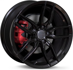[ZAX53318X811438B] ZAX EV533 BLACK 18X8 5-114.3 ET38 CB73.1 -LIGHT WEIGHT