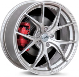 [52FA229120ET35TS] ZAX 52FA TITANIUM SILVER FORGED 6061-T6 ALUMINIUM 22x9 5-120 ET35 CB64.1