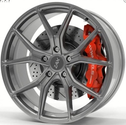 [ZAX53116654100ET40GG] ZAX EV531 GLOSS GUNMETAL 16x6.5 4-100 ET40 CB60.1 -LIGHT WEIGHT