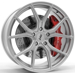 [ZAX53116654100ET40TS] ZAX EV531 TITANIUM SILVER 16x6.5 4-100 ET40 CB60.1 -LIGHT WEIGHT