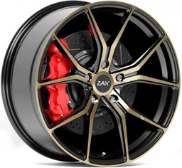 [ZAX5311885114ET45BMB] ZAX EV531 BLACK TINTED 18x8 5-114.3 ET45 CB67.1 - LIGHT WEIGHT