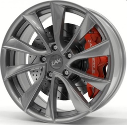 [V5188120ET45GG] ZAX V5 GLOSS GUNMETAL 18x8 5-120 ET45 CB65.1 ROTARY FORGED