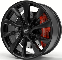 [V5188120ET45SB] ZAX V5 SATIN BLACK 18x8 5-120 ET45 CB65.1 ROTARY FORGED