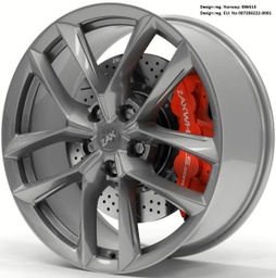 [YNX2295112ET36GG] ZAX YNX GLOSS GUNMETAL 22x9.5 5-112 ET36 CB66.5 ROTARY FORGED