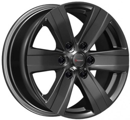 [X77100140609] XTREME SX6 DARK ANTHRACITE GLOSS 18X8 6-139.7 ET25 CB106 -FLAT HEAD NUT