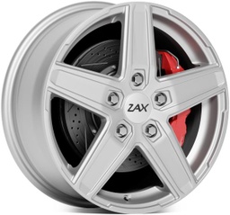 [ZAXCOM1665120ET45TS] ZAX EV COM TITANIUM SILVER 16x6.5 5-120 ET45 CB65.1 BALL