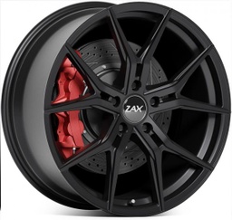 [ZAX6312085112ET46SB] ZAX EV631 SATIN BLACK 20x8.5 5-112 ET45 CB66.5 BALL SEAT- LIGHT WEIGHT