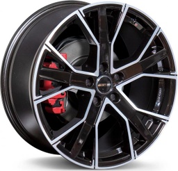 [GUNN90203314527I] GMP GUNNER BLACK/DIAMOND 20X9 5-112 ET33 CB66.5 BALLSEAT R14