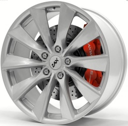 [ZAX19X855114ET35TS] ZAX TURBIN X TITANIUM SILVER 19X8.5 5-114.3 ET35 CB64.1 ROTARY FORGED