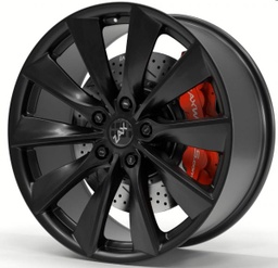 [ZAX20X105120ET35SB] ZAX TURBIN X SATIN BLACK 20X10 5-120 ET35 CB64.1 ROTARY FORGED