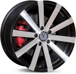[ZAX12A2085114ET35BP] ZAX VW12A BLACKPOLISH 20X8.5 5-114.3 ET35 CB73.1