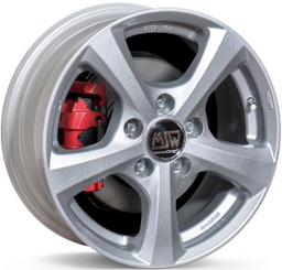 [SECRA8-0S13S] SENTO CRUDO SILVER 18X7.5 5-112 ET38 CB66.5