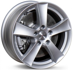 [TTXZ0SA38E] DEZENT TX SILVER 16X6.5 5-114.3 ET38 CB67.1